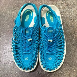 Keen Blue Woven Sandals